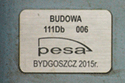 2015-12-20 Olsztyn GĹĂłwny 
Tabliczka znamionowa lokomotywy SU160-005 
[23654] - 435kb